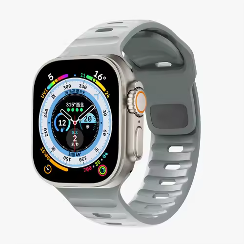 Strap For Apple Watch Band 49mm 44mm 45mm 41mm 40mm 42mm 38mm Soft Silicone sport Bracelet iwatch Serise 8 7 SE 6 5 9 Ultra 49mm - Image 30