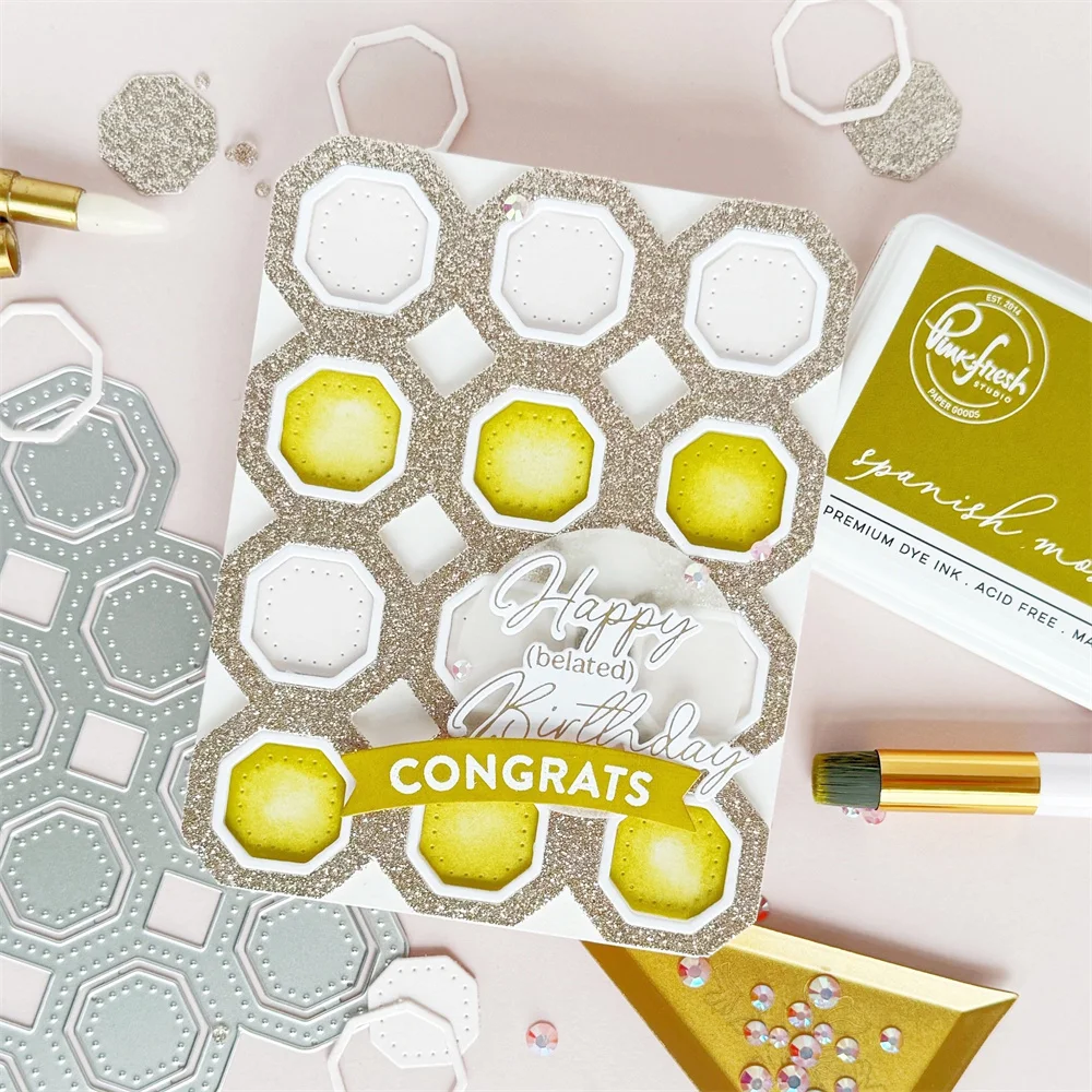 Flourish & Glow Full Release Bundle Washi Cut Die Scrapbooking Stamps Stencils DIY Paper Metal Cutting Dies Craft Embossed Decor