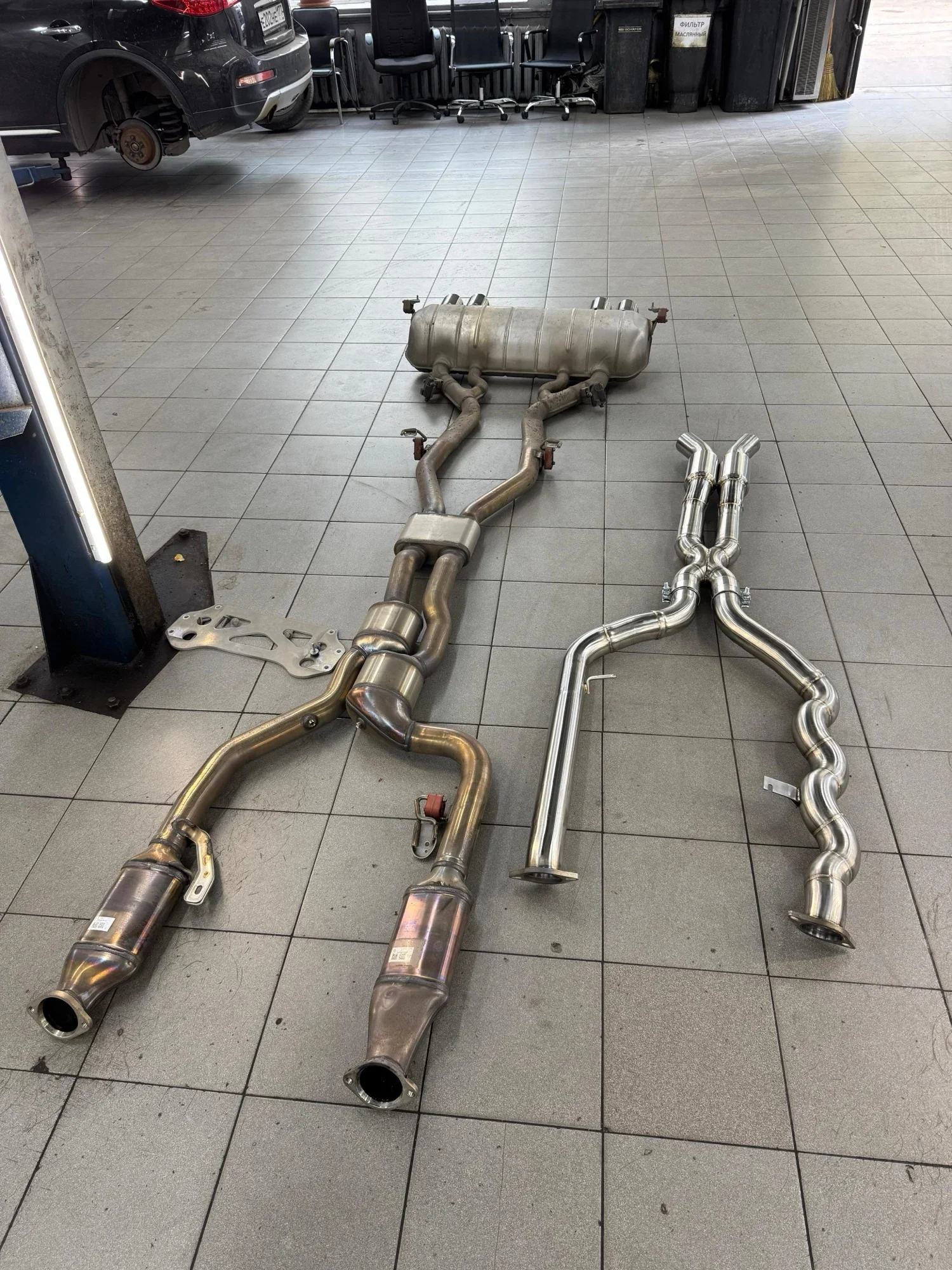 ACE für BMW M2 M3 M4 G87 G82 G80 S58 3.0T Gleichlängen-Mittelrohr Hochwertiges SUS304 Auspuffrohr Mittelrohr Einfach zu Installieren – Detail 5