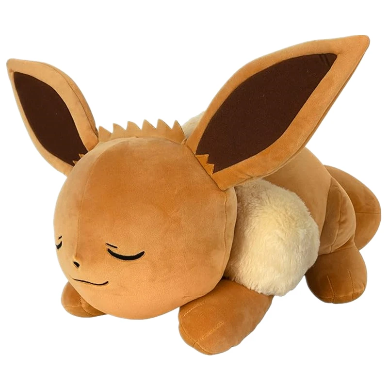 

50cm Cute Pokemon Sleepy eevee Soft Plush Stuffed Toy Dolls Home Decor Christmas Gift For Child Kids