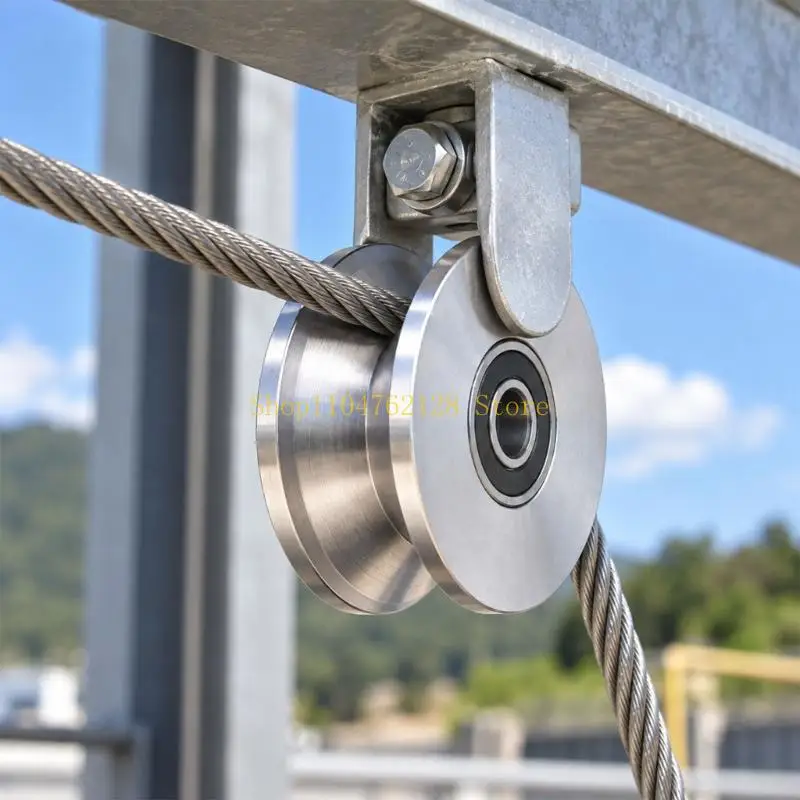 Fixed Rope Pulley with 304 Steel Recessed Channel Construction best sale