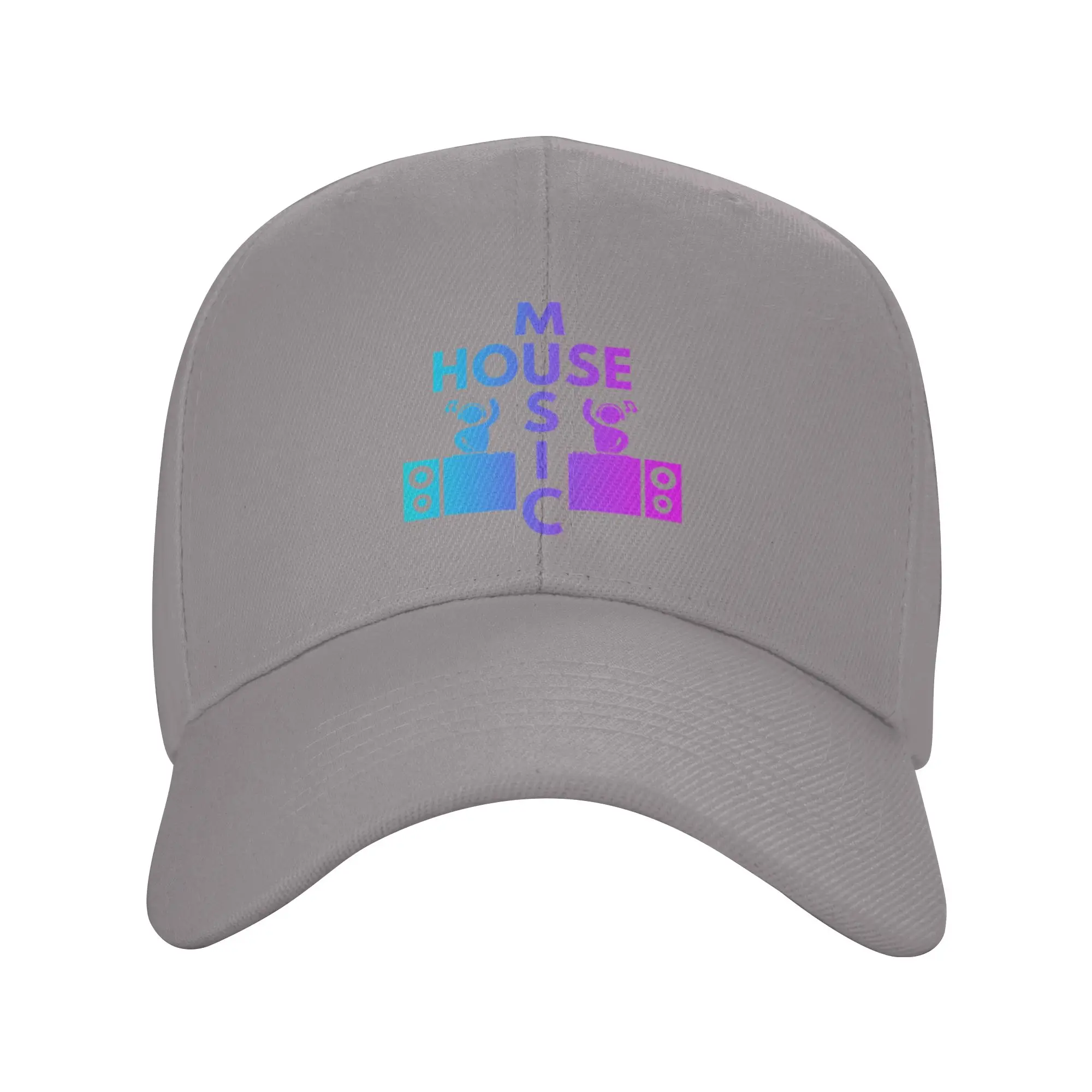 House Music Djs Trendy Baseball Cap Tropical Travel Adjustable Size Peaked Cap