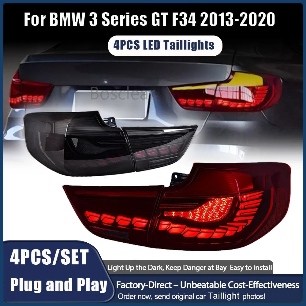 

Задние фонари в сборе для BMW 3 серии GT F34 318 320 325 328 330 2013-2020 Светодиодные задние фонари Дневные ходовые огни Плавный задний фонарь