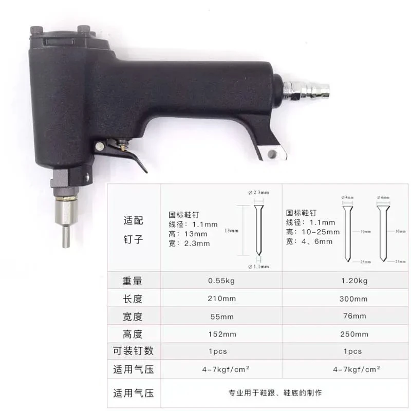 For Pneumatic Map Nail Gun Bubble Shoe Nailer Small Copper Round Head Cap 3mm 5mm Special Shaped Sole Decorative Tacks