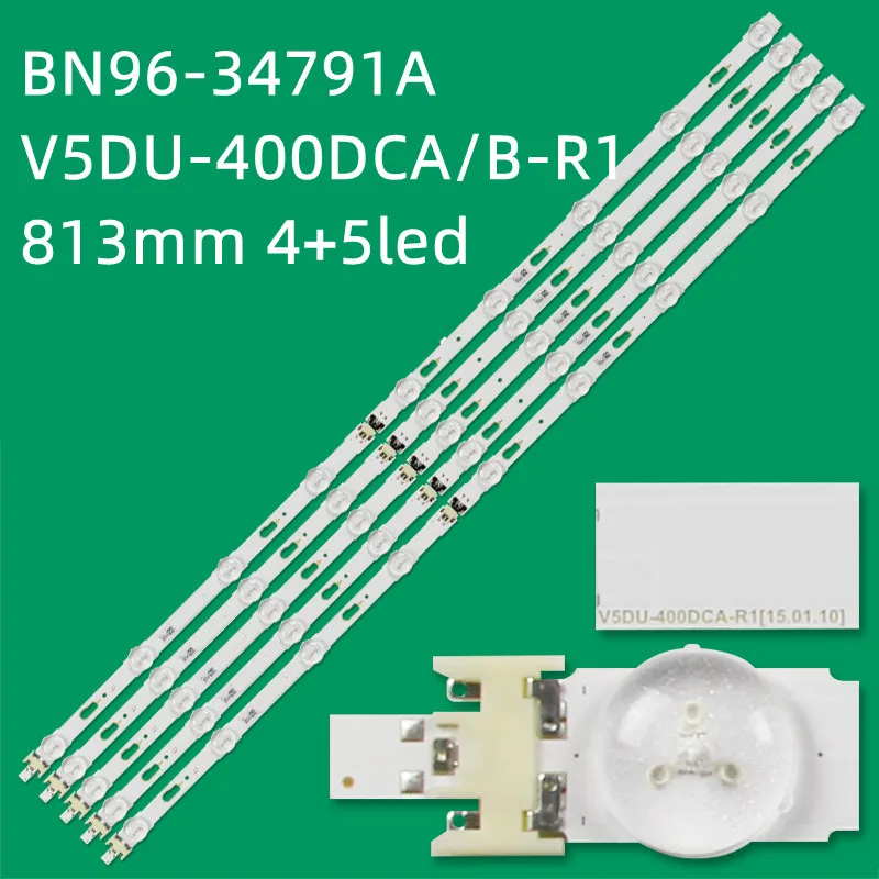 10pcs LED bar For Samsung UE40MU6105K UE40JU6500 UE40JU6400 UE40MU6100K UE40JU6000 UE40KU6100 UE40KU6000 BN96-34791A 34792A