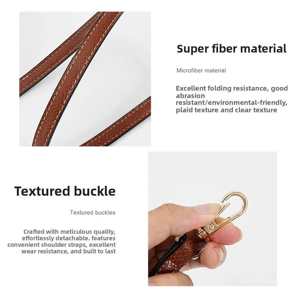 レザー レザー交換用ストラップ モカカラー ミニサイズ クロスボディバッグストラップ 1セット 変身デザイン ショルダーストラップ