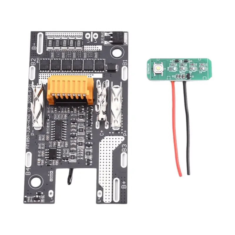 [NEW A09R!】 For 18V 21V Power Tools Compatible 21700 Lithium Battery Protection Board 5S Full-Function With Balancer LED