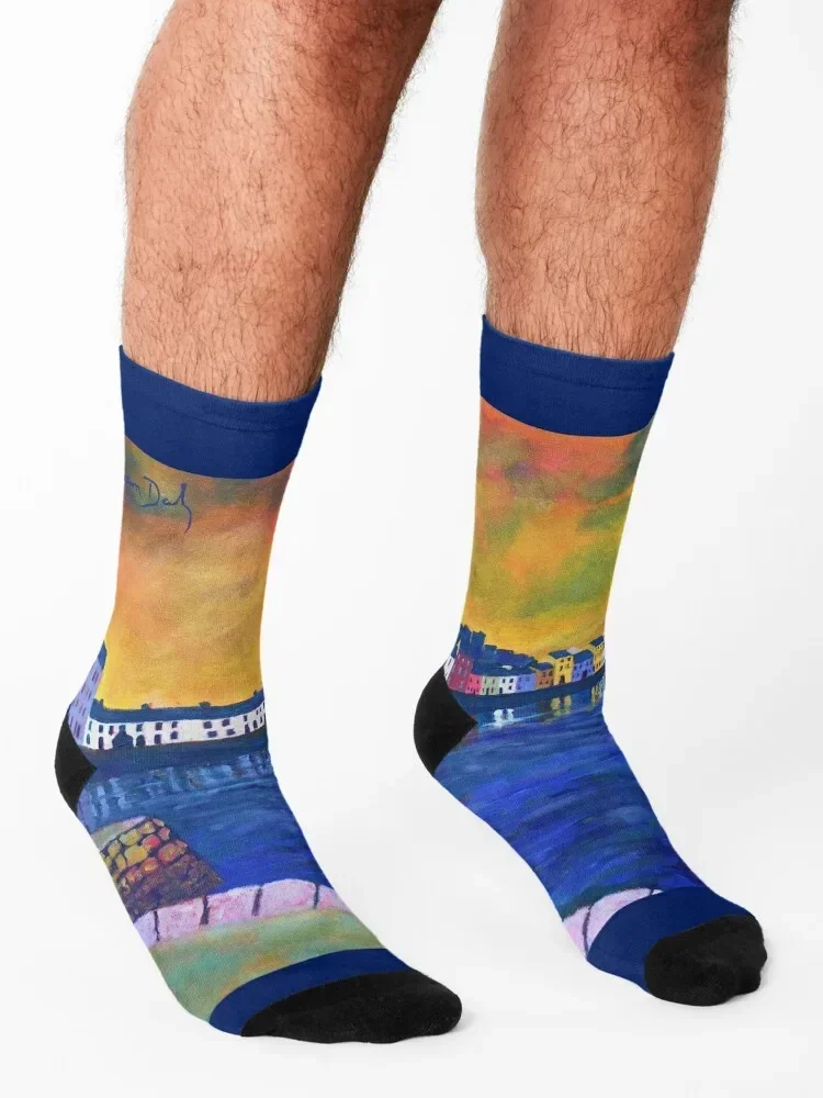 جوارب The Long Walk، Galway (Ieland) أفكار هدايا عيد الحب مضادة للانزلاق هدايا كرة القدم للشتاء الدافئ للأولاد والأطفال جوارب نسائية