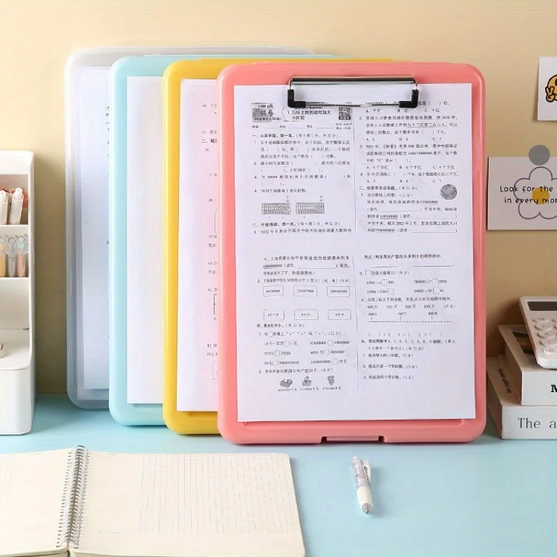 A4 plastic Folder Organizer,Multifunctional Writing Pad for Exam Document,Music Score,Office,Ideal for Student and Professional.