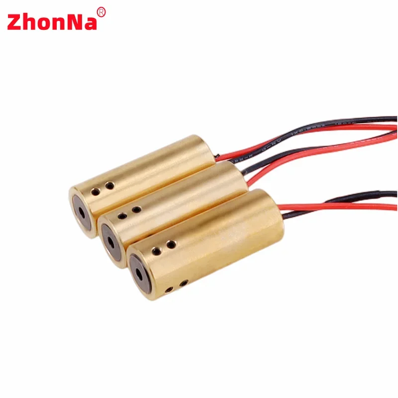 1PC660nm100 Red Laser Module, Single Point Optics, High Coaxiality Locator Aiming Glass Lens, 3-5V Input Voltage