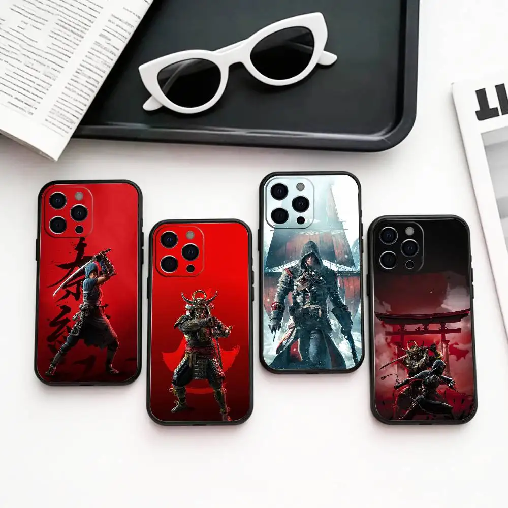 A-Assassins C-Creed S-Shadows Naoe   Phone Case Silicone Soft For IPhone 17 16 15 14 13 12 11 X XR Plus Pro Max Plus
