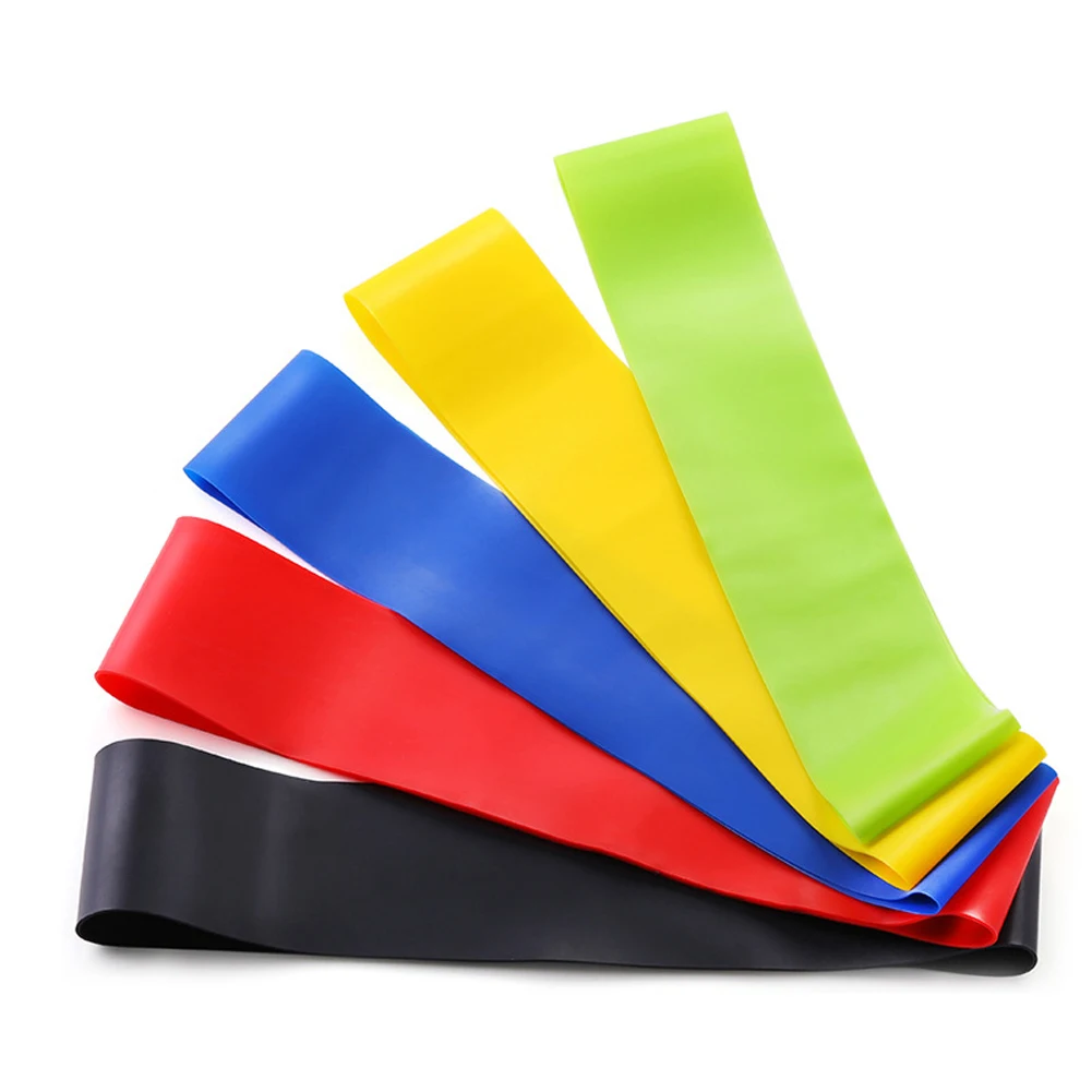 1pc Yoga Pilates Resistance Bands Athletic Rubber Band Gym Workout Latex Rubber Loops Exercise Fitness Equipment Set With Bags