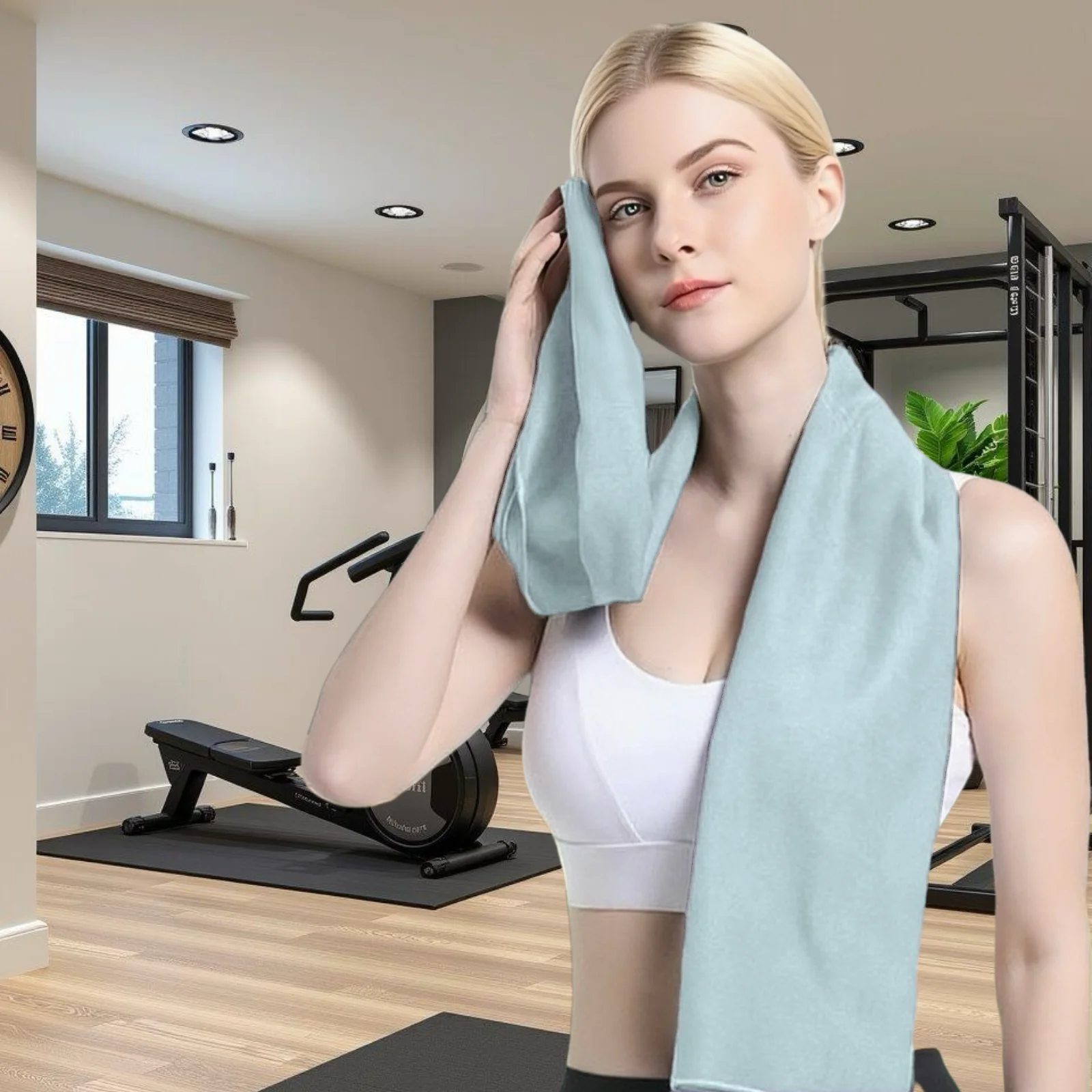 1 قطعة منشفة من الألياف الدقيقة خالية من الرمال سريعة الجفاف منشفة فائقة الامتصاص منشفة ناعمة خفيفة الوزن للسباحة الصالة الرياضية متعددة الأغراض التخييم