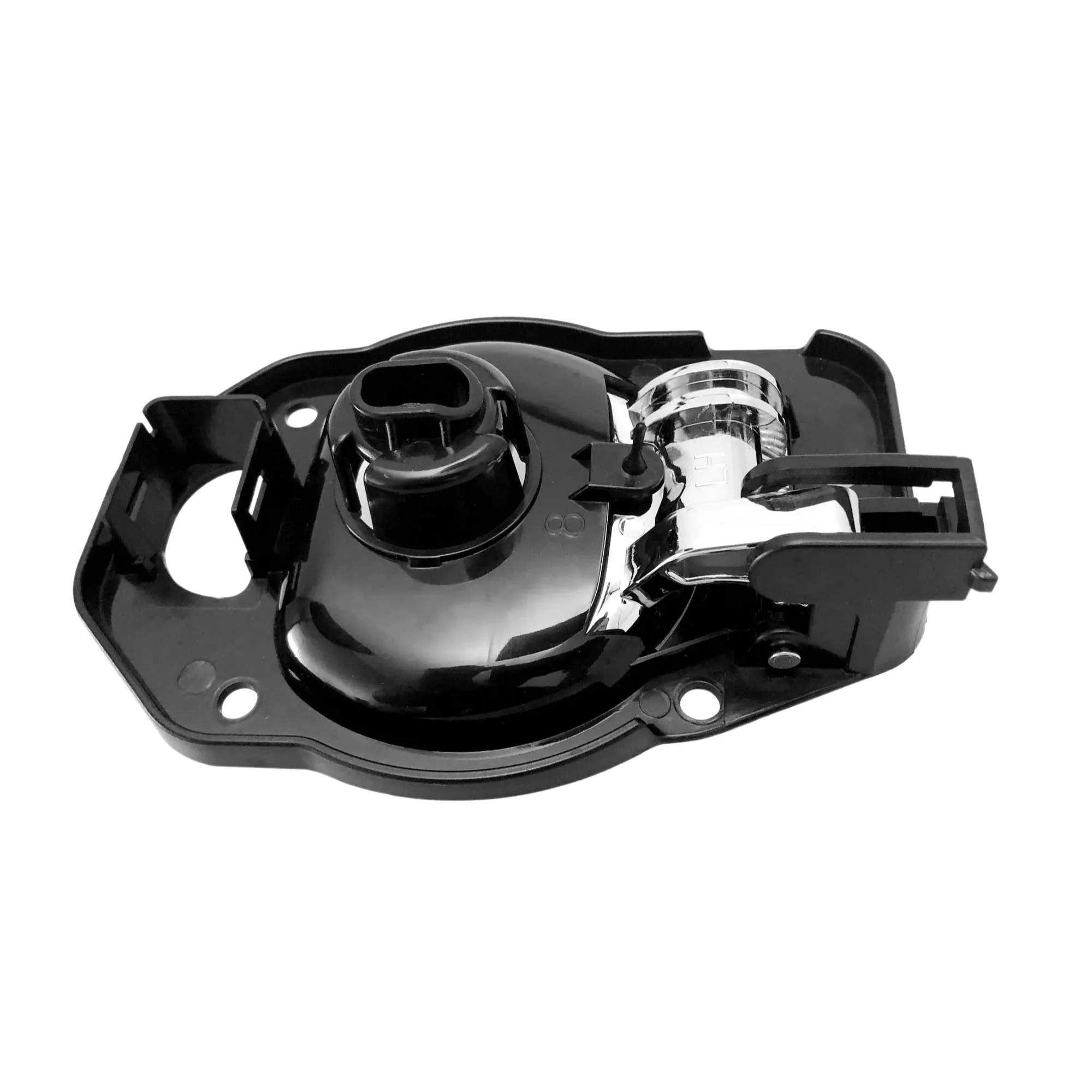 Front Rear Handle Interior Door Handle ABS Plastic Construction Black Finish Design Smooth Operation Mechanism