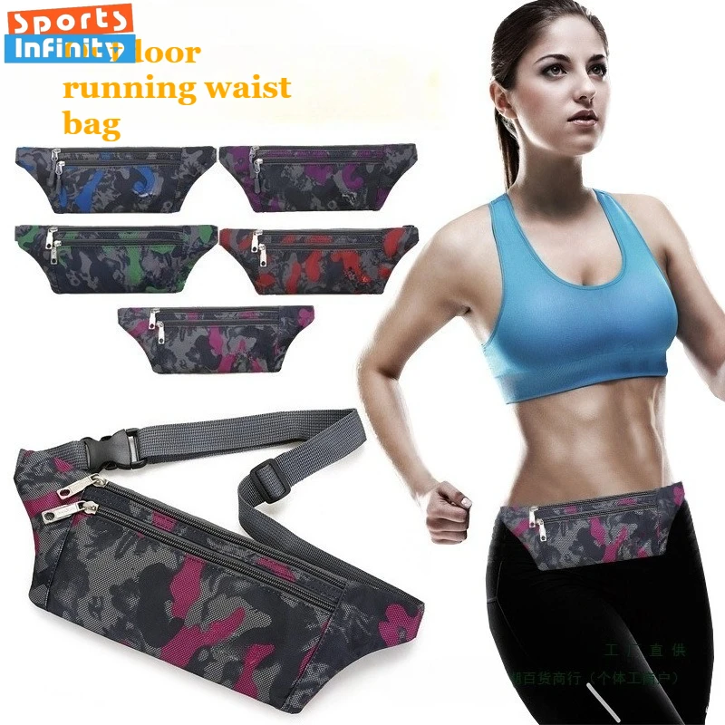 

Outdoor Running Waist Bag Woman Man Casual Sports Bag Tactical Running Bags Waterproof Mobile Phone Pouch Camping Waist Bags