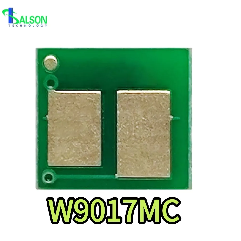 Chip de Cartucho W9017MC para HP LaserJet Managed MFP, Chip de Tambor E52545dn E52545c, Chip de Recarga de Tóner Compatible con Impresoras