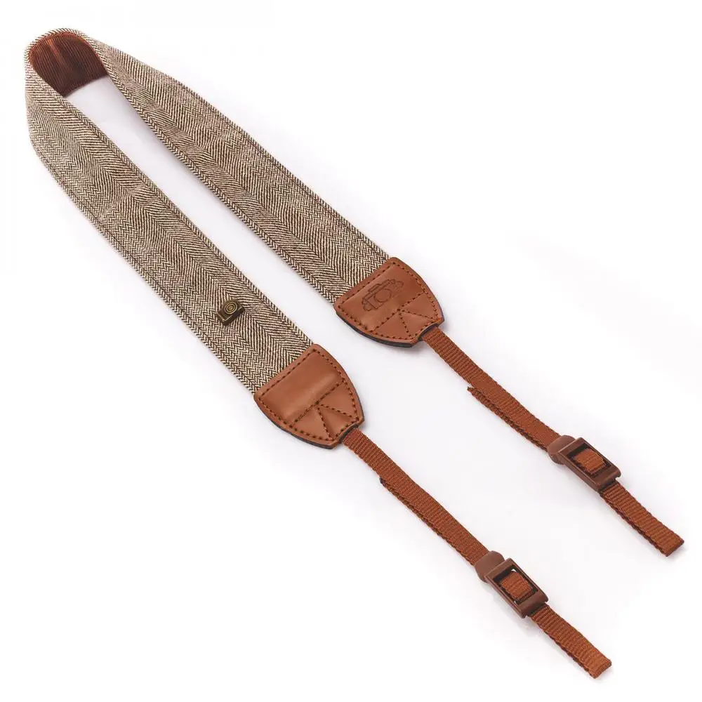 Di Động Dây Đeo Máy Ảnh Cổ Vai Vintage Dây Đeo Thắt Lưng 100% Cotton Dây Đeo Cho Sony Nikon Canon Olympus DSLR Camera