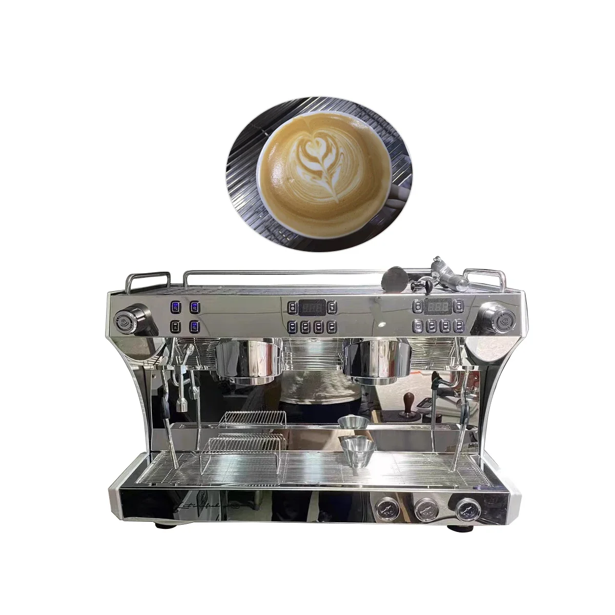 Dual Boilers Rotary Pump Professional Coffe Coffee Makers Machine Commercial Espresso Machines For Business