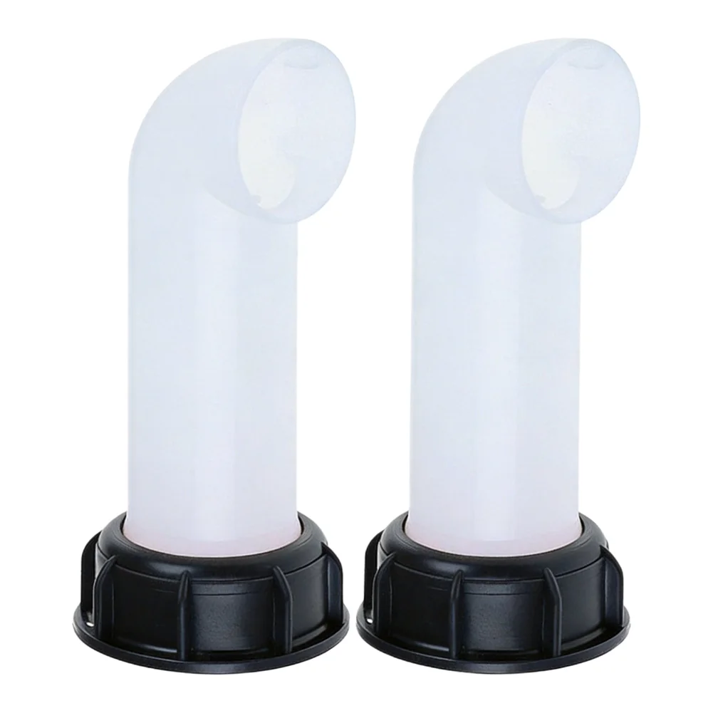 2 Pack IBC Tank Spout Outlet Tap Fitting for Water Oil Fuel and Diesel Applications Where Manual Flow Control Is Required