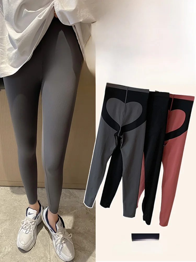 

Женские тонкие спортивные брюки для йоги с высокой талией, облегающие, для весны и осени, для фитнеса, длинные