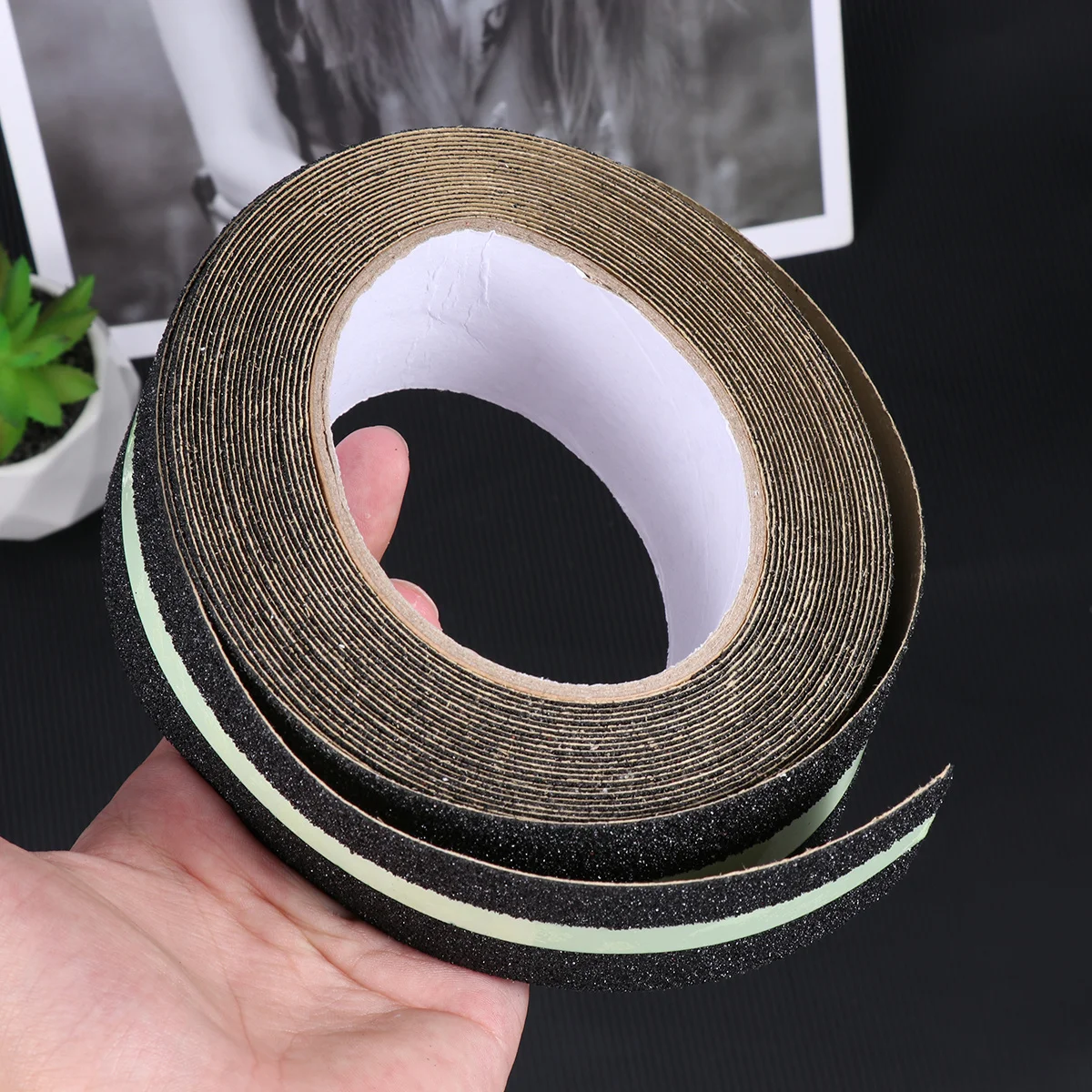 8 متر 5 سنتيمتر المضادة للانزلاق الشريط متجمد سطح لاصق قبضة ملصق للخارجية الدرج الممرات سلالم حديقة الطابق الرخام الخشب الخرساني #4