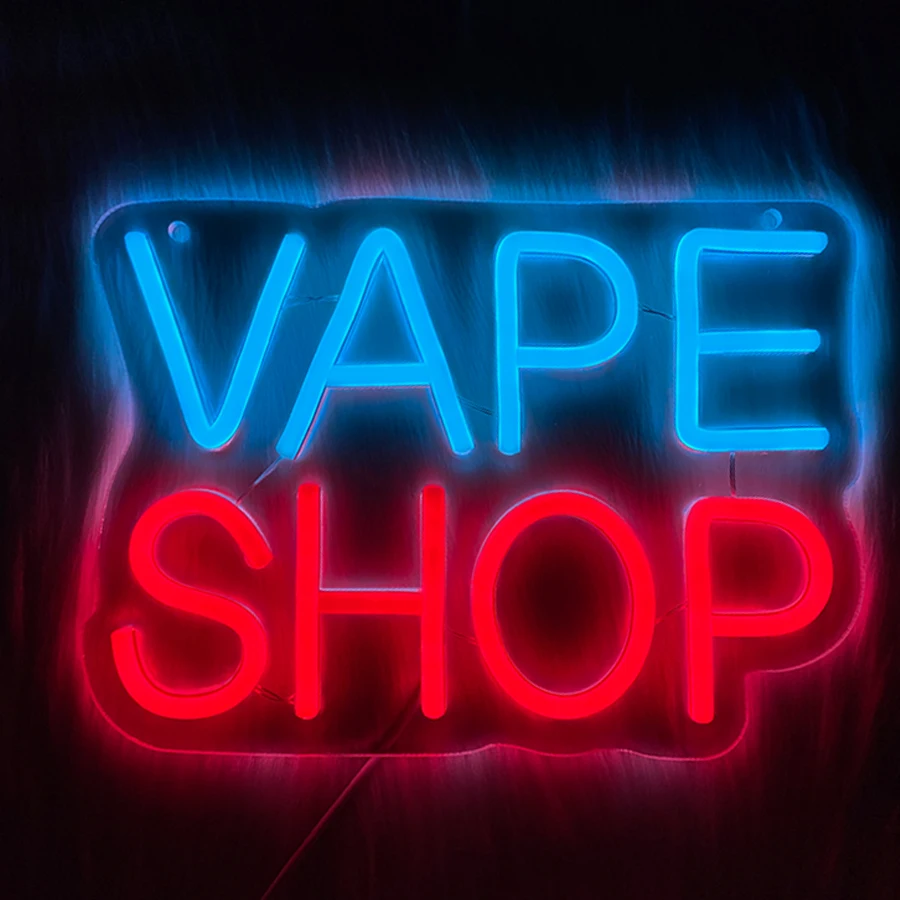 Vape Shop Neon Sign For Wall Decor,Light Up Sign For Bar,Smoke Shop,Man Cave Decor,Smoking Lounge,Retail Shops,Gift For Husband view 5