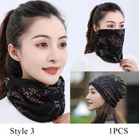 Winter Women Hat Warm Beanie Hats Cap Turban Tube Bandana Headband Outdoor Head Face Scarf Neck Warmer Collar Headwear Kerchief