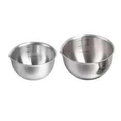Small Mixing Bowl Multifunction Kitchen Gadget Sieve Container Cooking Bowl Stainless Steel Dish Bowl Sushi Dipping Bowl