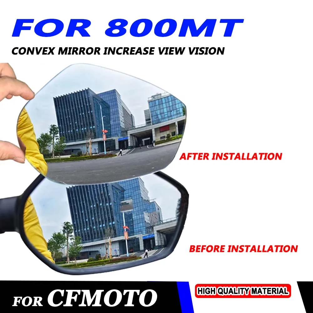 For CFMOTO CF 800MT MT800 CF MT 800 MT Accessories Convex Mirror Increase Rearview Mirrors Side Mirror View Vision Lens