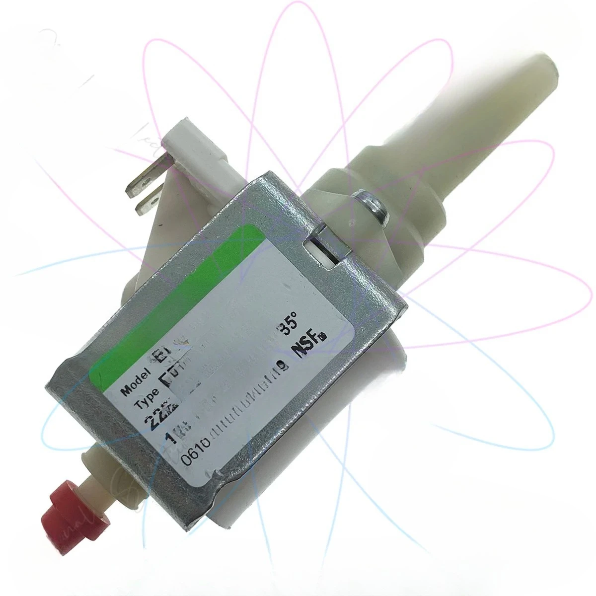 

Adapted for ULKA EP5FMGW/SP 220V 55W Coffee Machine / Esspresso Machine Solenoid Vibratory Water Pump Model EFM
