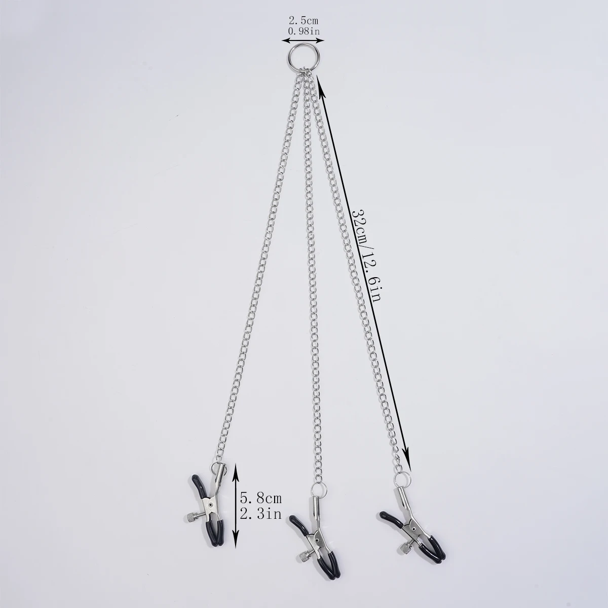 Metal Nipple Clamp With Metal Chain for Women Fetish To Breast Labia Clip Stimulation Massager Bdsm Bondage Sex Products Adult
