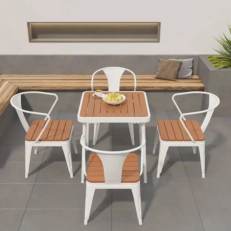 

Outdoor Nordic Tables Lounge Luxury White Garden Garden Outdoor Tables Minimalist Modern Aire Acondicionado Cuarto Furniture