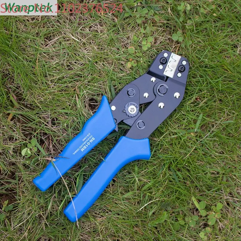 5pcs  YTH SN-01BM European style bule Multifunction Engineering Ratchet Terminal crimping plier pliers 0.08-0.5mm2 Wire Crimper