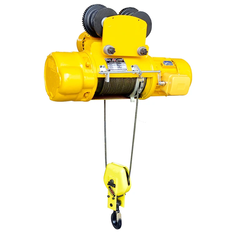 Small Electric Wire Rope Hoist 1 Ton 5 Ton With Wireless Remote Control
