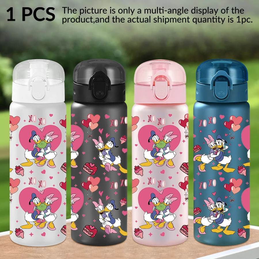 

1Pc Disney Donald Duck/Daisy/pattern 26oz Plastic Water Bottle Sports Cup As Birthday/back-to-school Gift