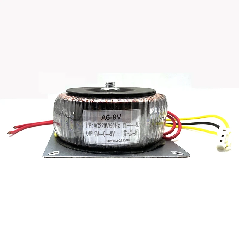 BAHOD 100w 220v a doble 9v/12v/15v/18v/20v/22v/24v/26v/28v transformador de potencia toroidal para amplificador de Audio HIFI