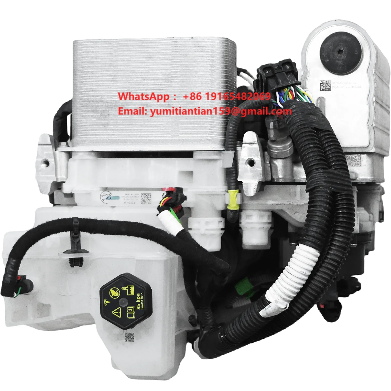 Electric Vehicle Thermal Management Module, High Efficiency EV Heat Pump Unit for Hybrid Car HVAC Battery Cooling R134a Heater