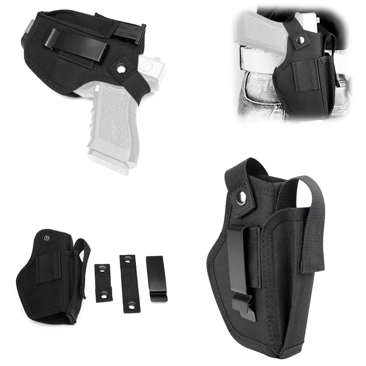 

Tactical Quick-draw Holster Universal Waist Glock G17 Holster 1911 MOLLE Bag Suitable For Airgun Paintball Shooting, Hunting