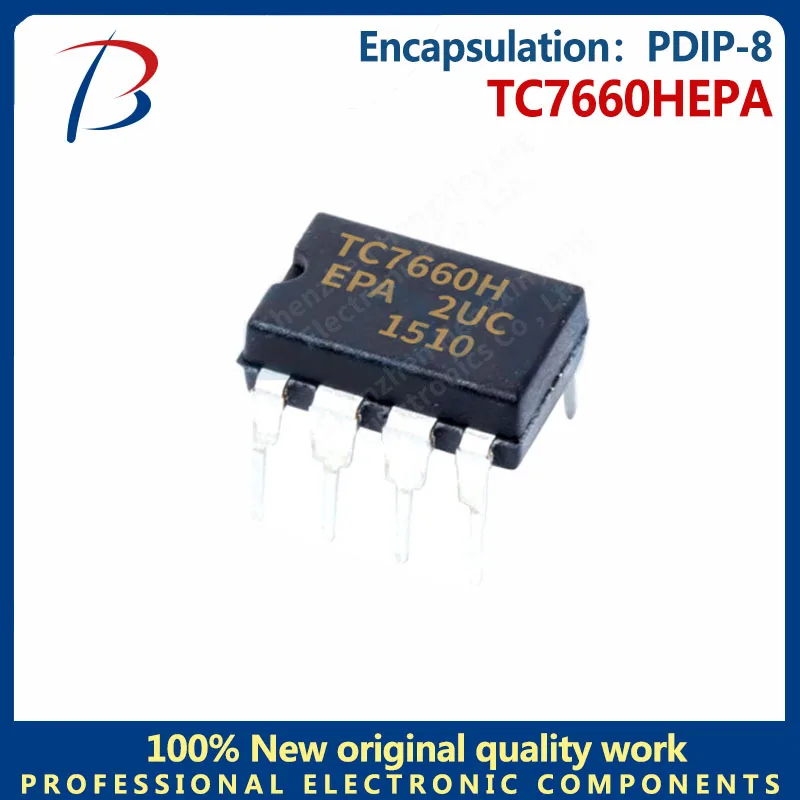 10PCS TC7660HEPA power chip package PDIP-8 6.1V~10V 120kHz switching regulator