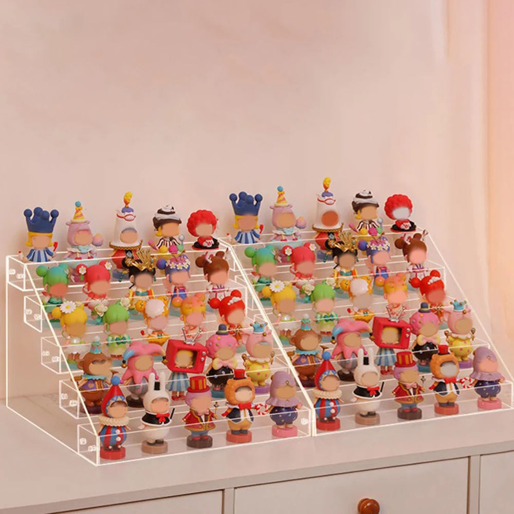 Scaffale portaoggetti in acrilico multistrato Scaffale per scaletta Scatola cieca Scaffali per esposizione di profumi per smalto Organizzazione vetrina in acrilico