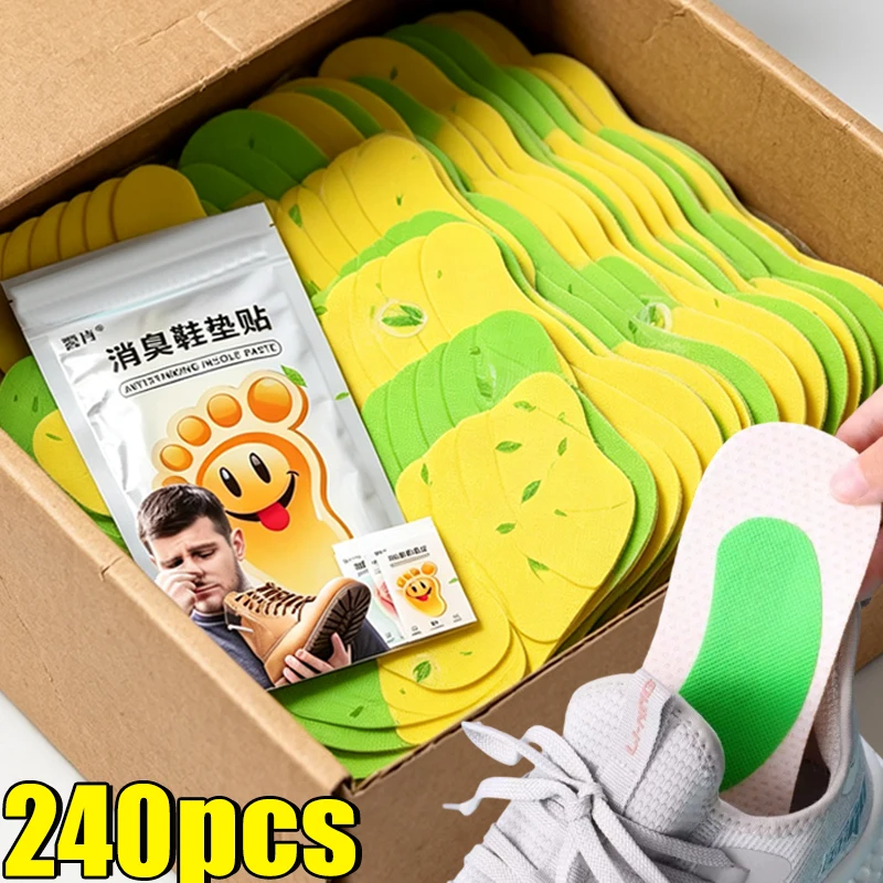 Disposable Portable Foot Odors Remover Shoe Anti Odors Sticker Odor Removing and Sweat Absorbing Insole Anti Odor Stickers