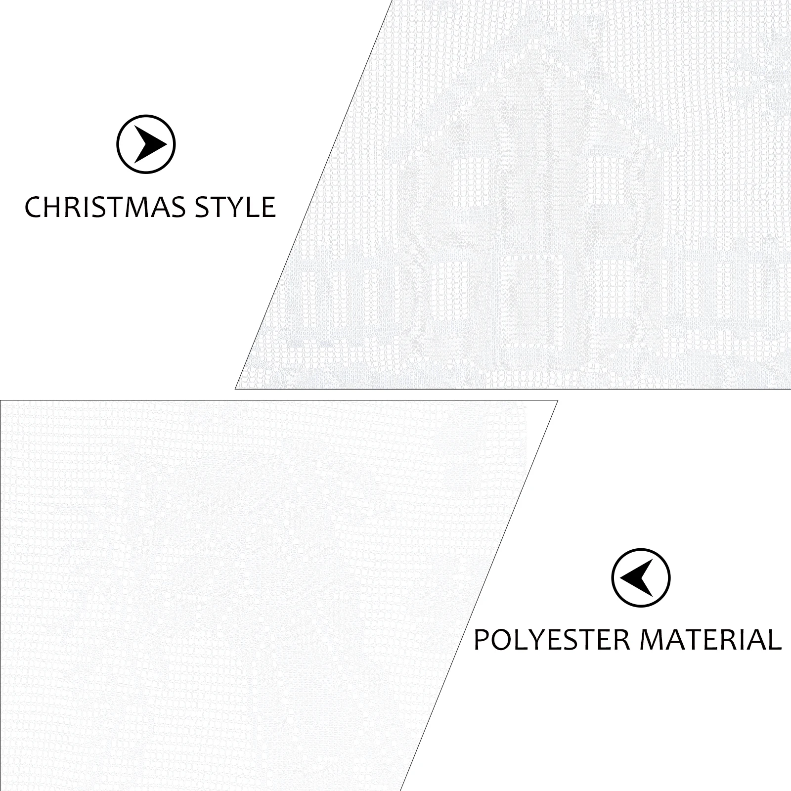 

Christmas Cloth Lace Runner Xmas Party Table Cover Festive Home Decoration Polyester Tablecloth For Restaurant Home Bar