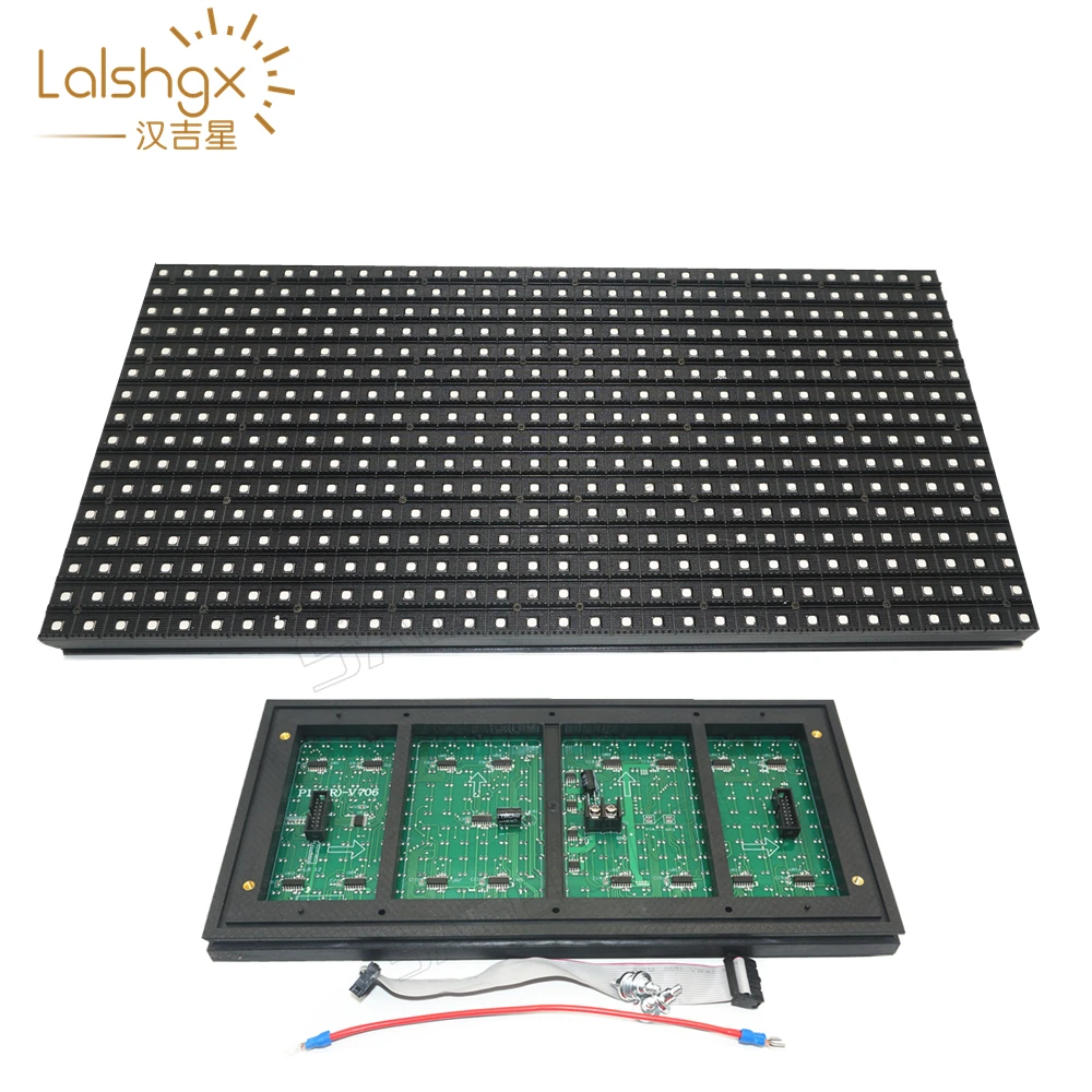 P10 LED Display Module Panel Window Sign Shop Out Door IP65 320*160mm 32*16pixels RGB Full /Single Color Matrix DIY