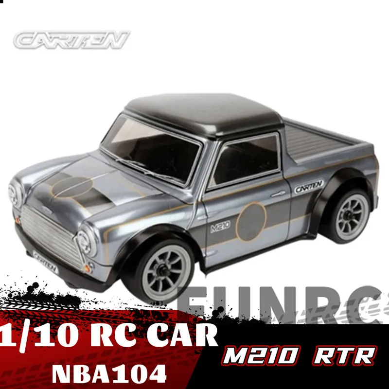 

Carten 210 1/10 Hight Speed RC Car NBA104 M210 RTR 4WD NBA104 1:10 Drift Car M-CHASSIS 2.4G Remote Control Toys For Kids Toy