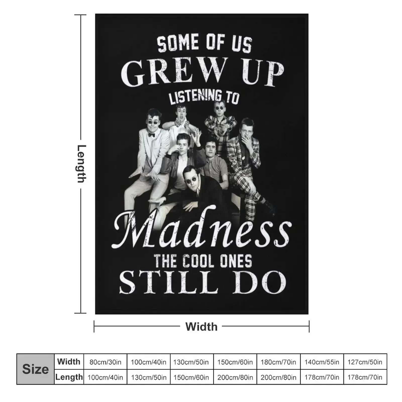 The cool ones still do picture member pop band Throw Blanket Bed linens Thins Single bed plaid Quilt Blankets