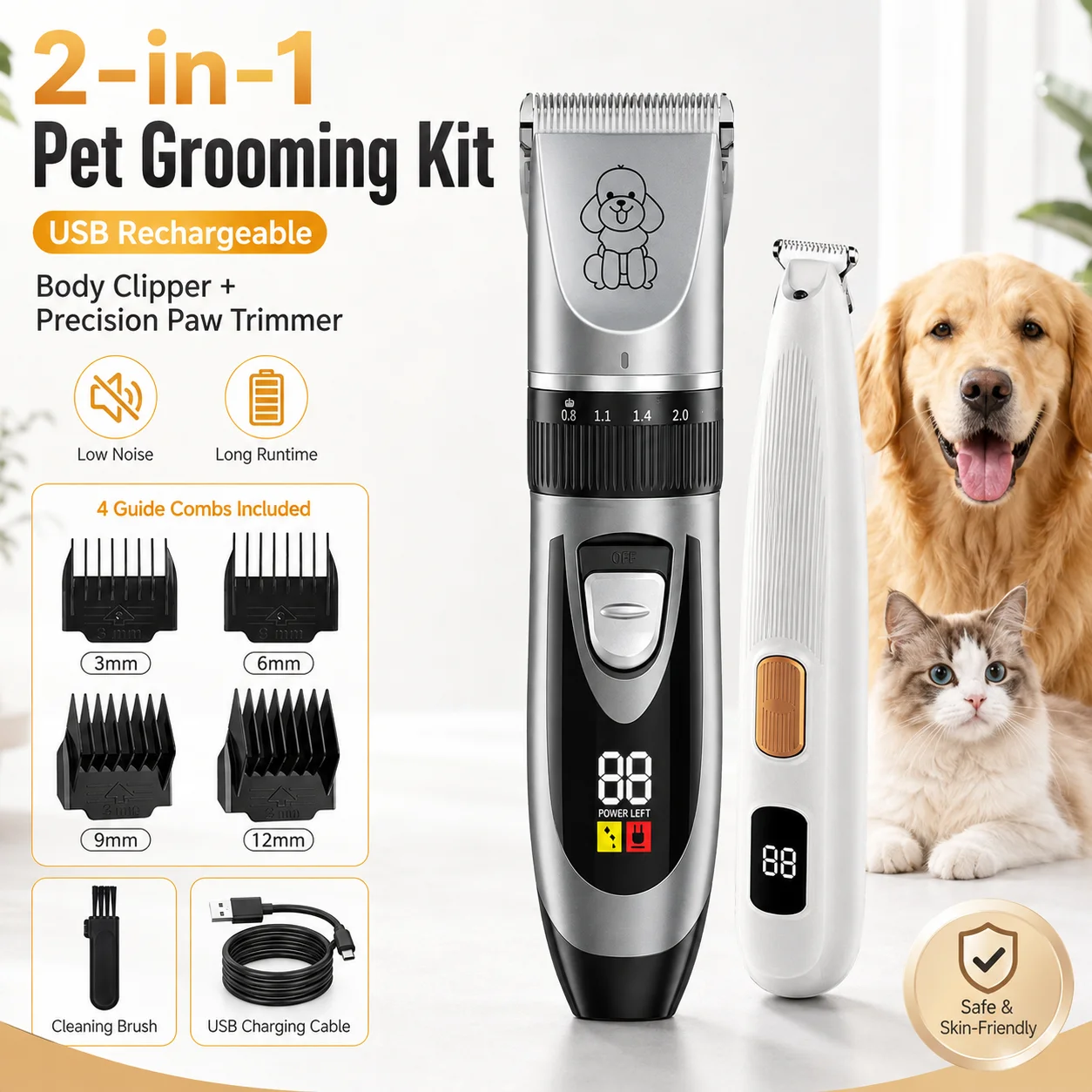tagliacapelli-2-in-1-per-animali-domestici-kit-per-la-toelettatura-di-cani-e-gatti-50db-silenzioso-lama-in-ceramica-display-led-ricaricabile-usb-professionale-per-cani-e-gatti
