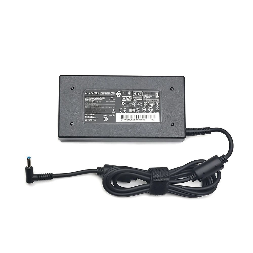 120w 4.5*3.0mm 19.5v 6.15a ac adaptador de carregador de laptop para hp envy 15 17 710415-001 15-5102na 15-ax033 HSTNN-CA25 fonte de alimentação