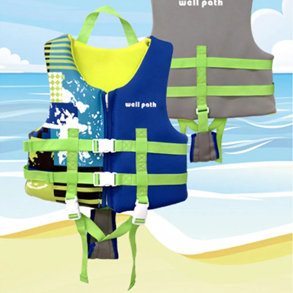 Swim Vest With Safety Standards Prevent Water Accidents Durable Life Jackets For Toddlers 1-3 blue M