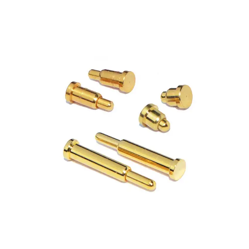 5pcs1.8~22mm Pogo Pin Connector Conductive Copper Spring Charging Top Pin Watch Contact PogoPin Antenna Patch SMT PCB Test Probe