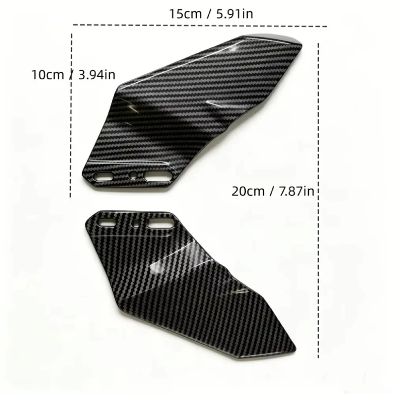 Winglet Aerodynamic Wing Fairing Spoiler for Kawasaki Ninja Z800 ZX10R ZX6R 400 300 Z1000SX Ninja650R 250R 500R ZX14R Motorcycle view 6